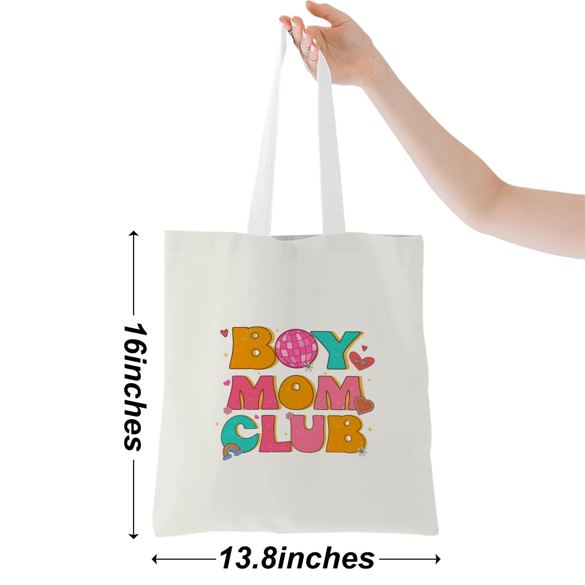 Funny Son Mom Gifts Mom Gifts Tote Bag From Daughter Beach Bag Book Shopping Reusable Grocery Bags For Women Female Mom Mommy Ma
