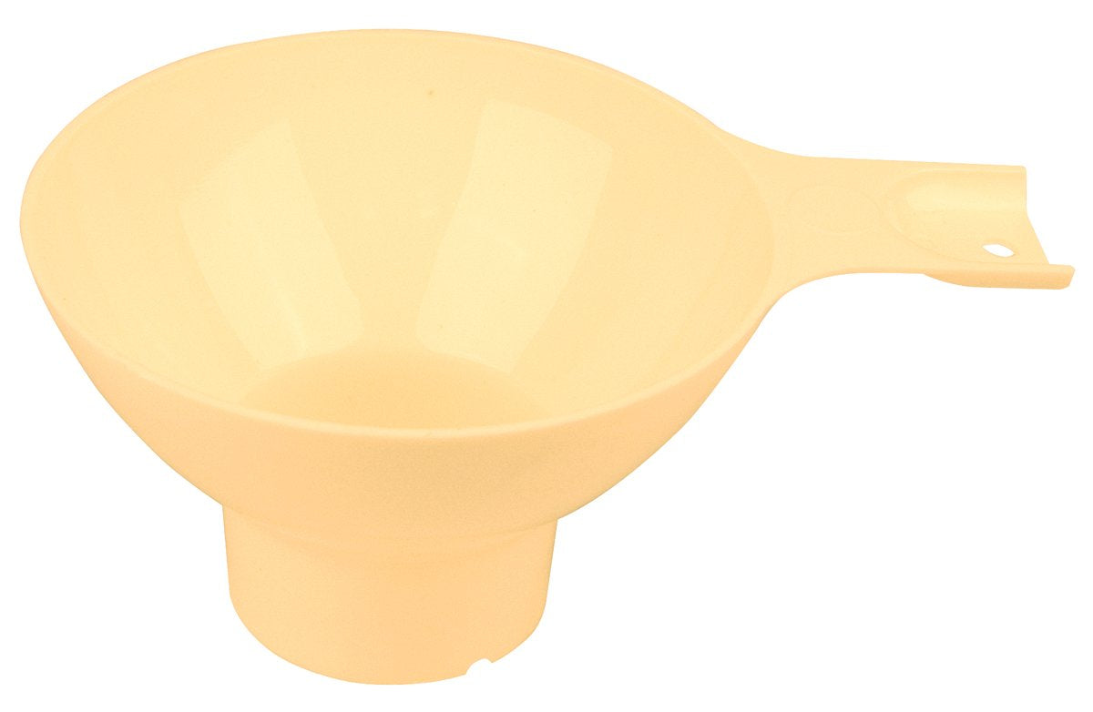 Farm To Table Wide Mouth Canning Funnel, Plastic, 4.75-Inch,Off-White