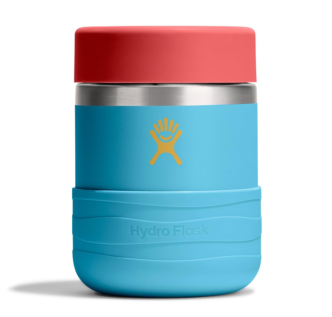 Hydro Flask Insulated Food Container  Snack Container for Kids and Lunch Box  12 Oz Food Jar in Bluejay