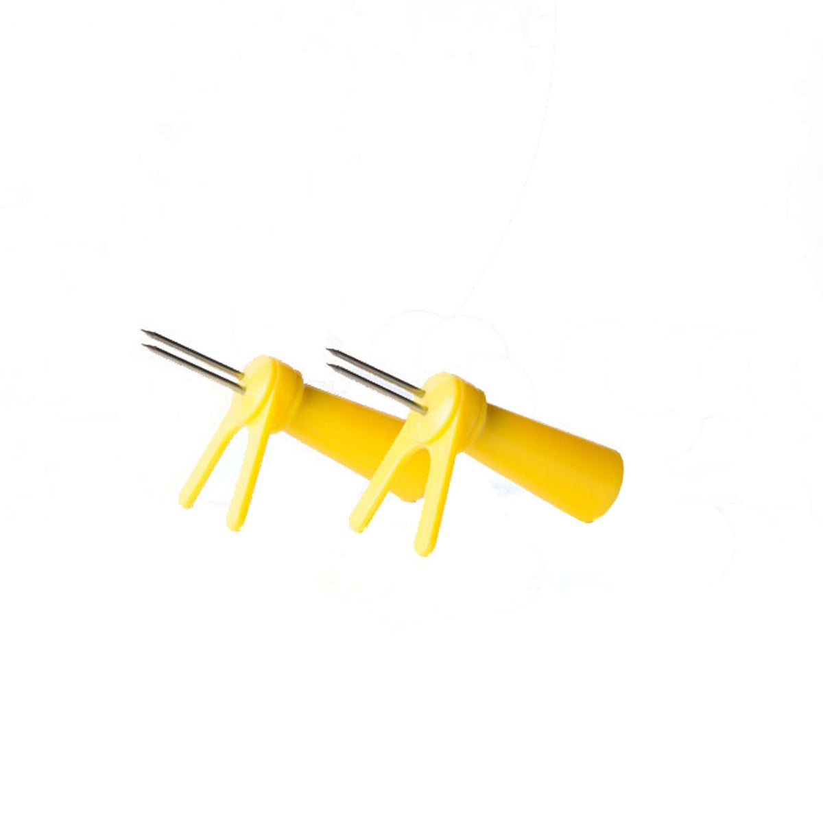 Chef'N Cobstoppers Corn Cob Holders, One Size, Lemon