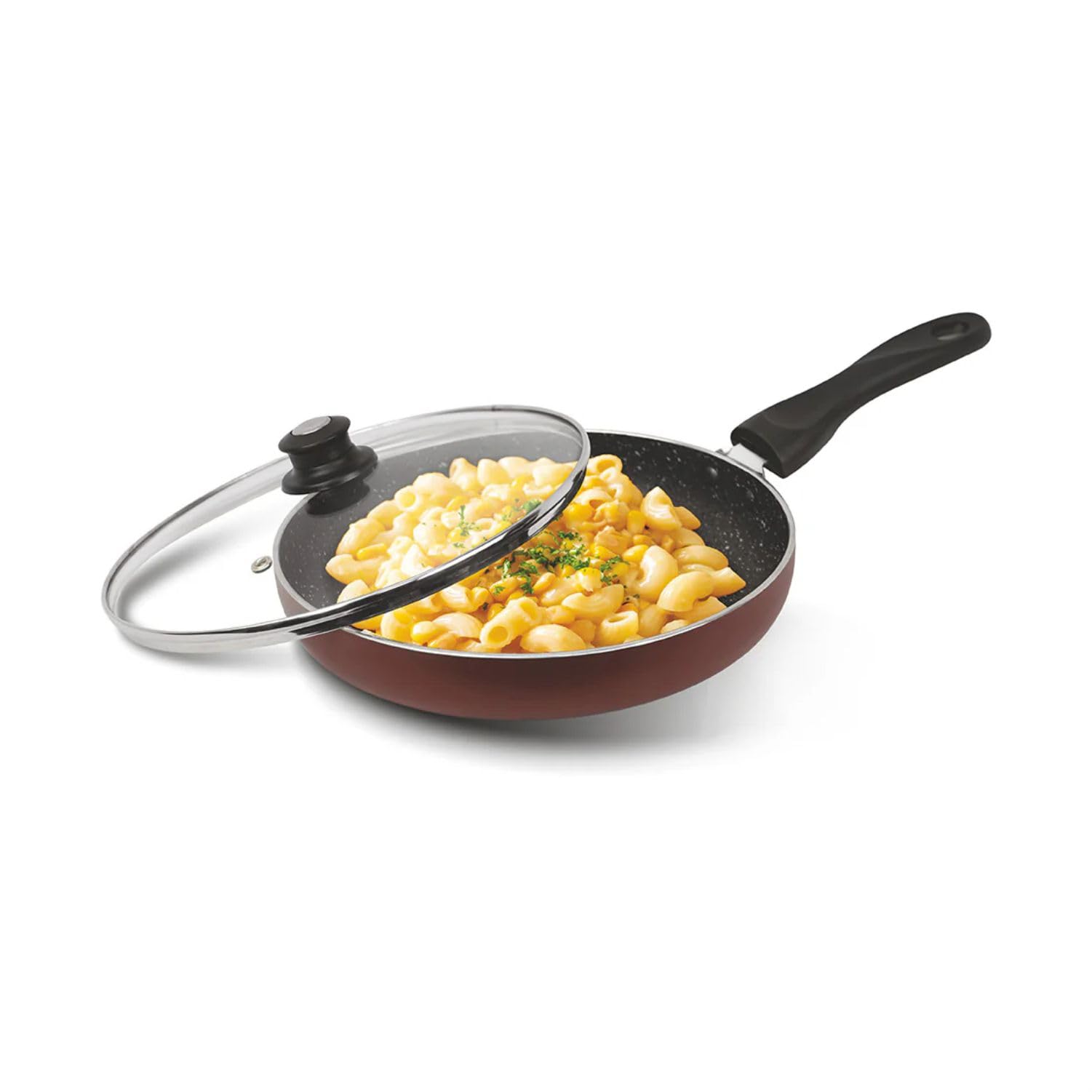 Signoraware Perfecto 4 Layer Coating Non Stick Frypan 24Cm | Prevent Sticking | Gas & Induction Compatible | Ideal For Sauteing 