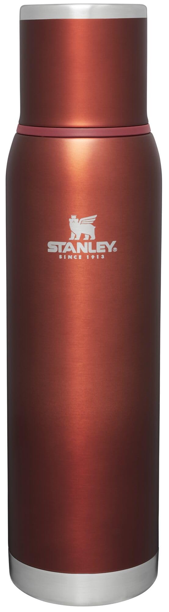 Stanley Adventure-To-Go Vacuum Bottle 1.4 qt | Wide Mouth with Leakproof Cup Lid | Keep Drinks Hot or Cold | Packable for Travel