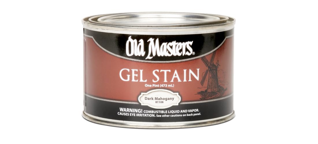 Old Masters 81108 Gel Stain Pint, Dark Mahogany-New Condition