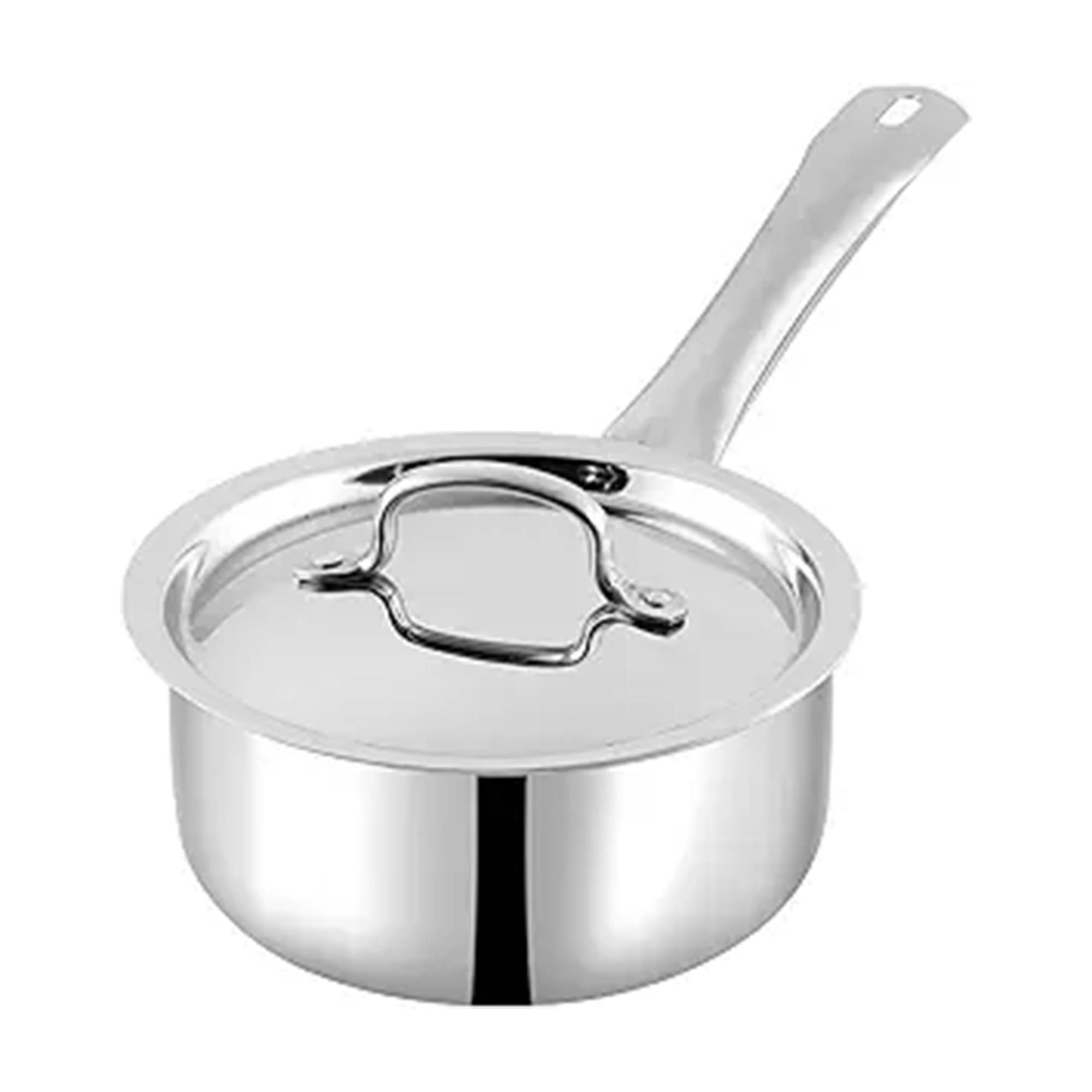 Vinod Smart Triply Stainless Steel Sauce Pan with Lid, 16cm