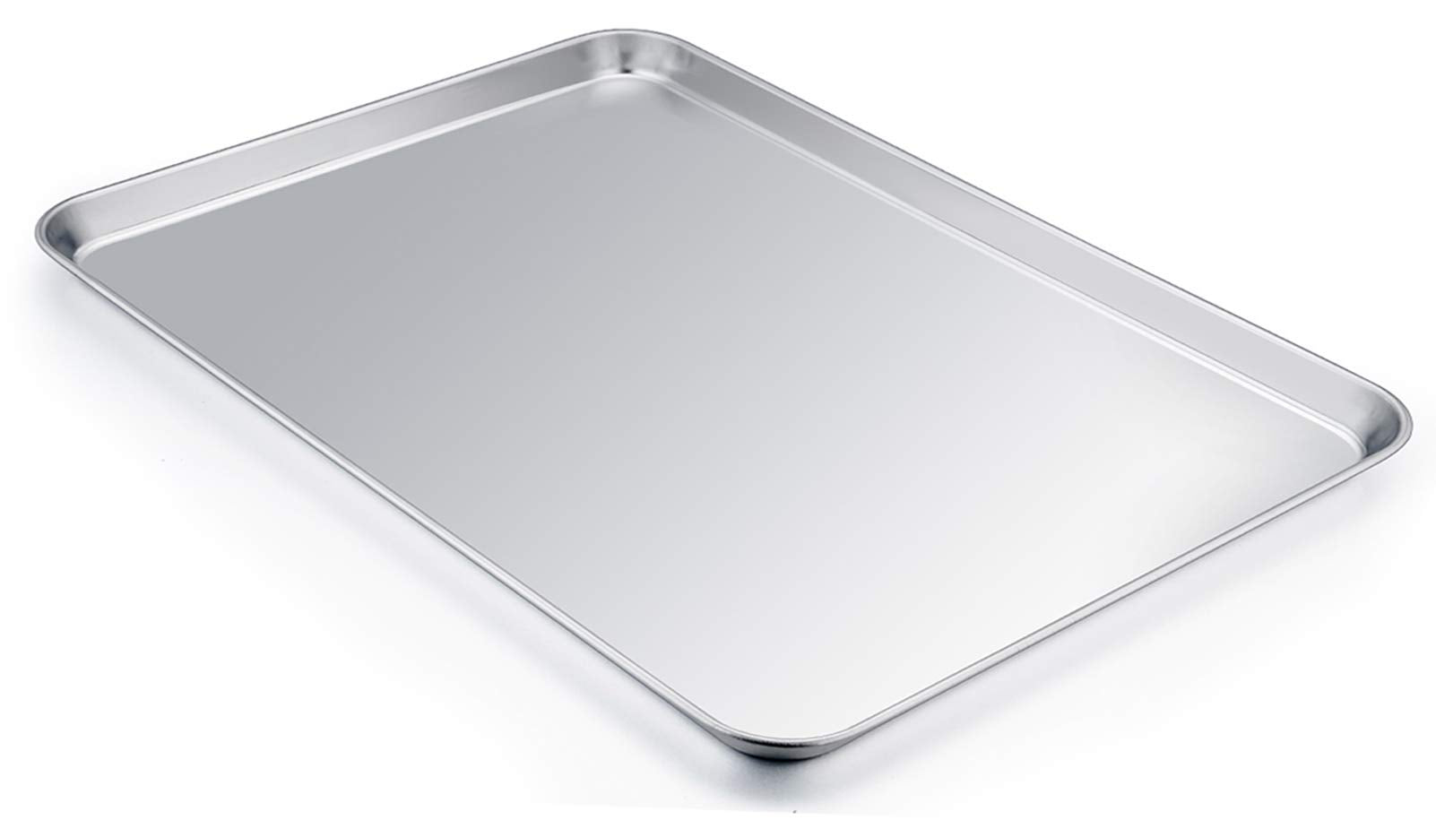 Teamfar Baking Sheet, 20  14  1, Cookie Sheet Half Sheet Baking Pans Stainless Steel, Non Toxic & Healthy, Heavy Duty & Thick Ga