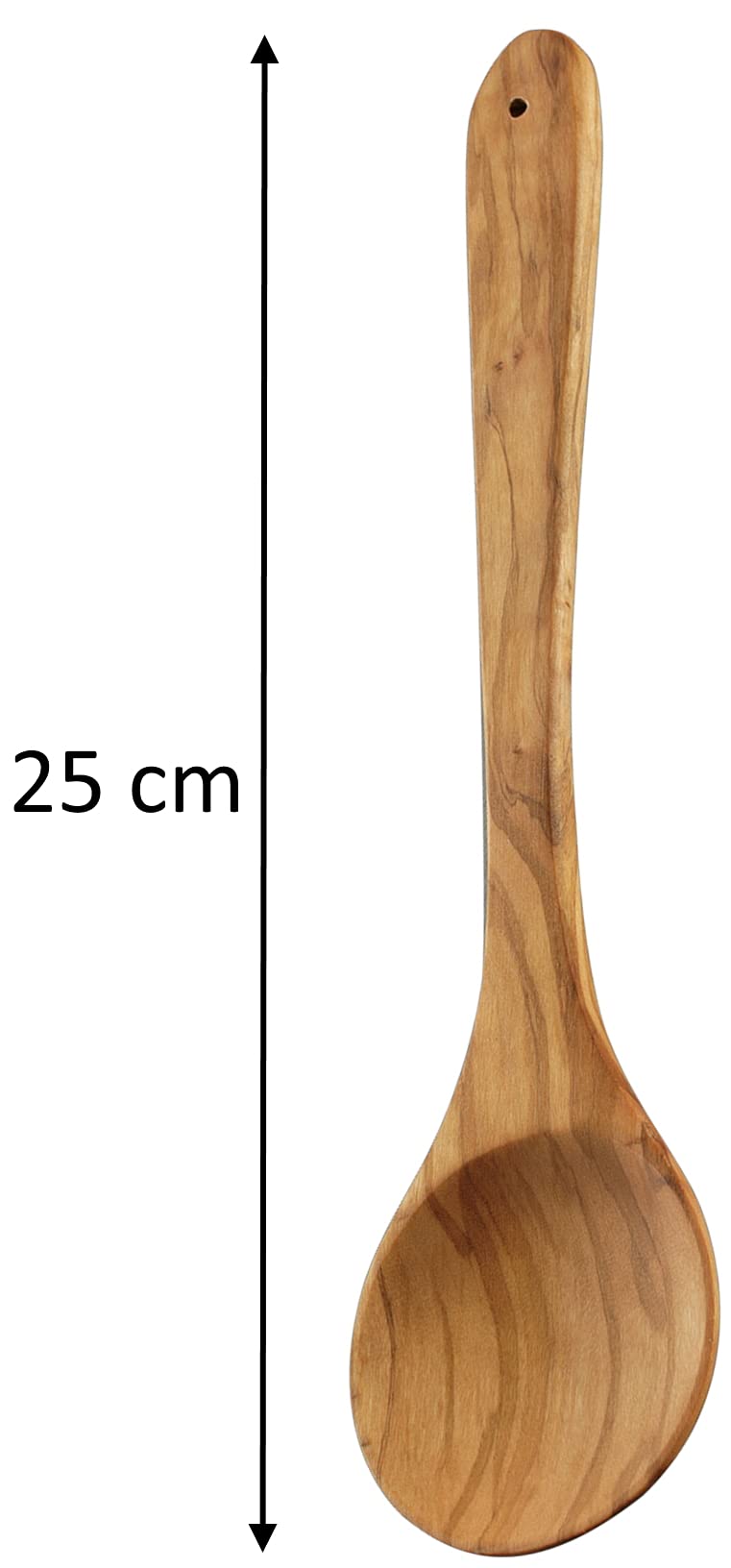 Cilio Olivewood Soup Spoon, 10-Inch