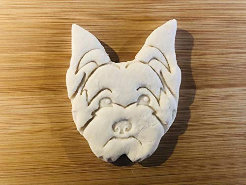 Yorkshire Terrier Cookie Cutter And Dog Treat Cutter - Yorkie Dog Face - 3 Inch