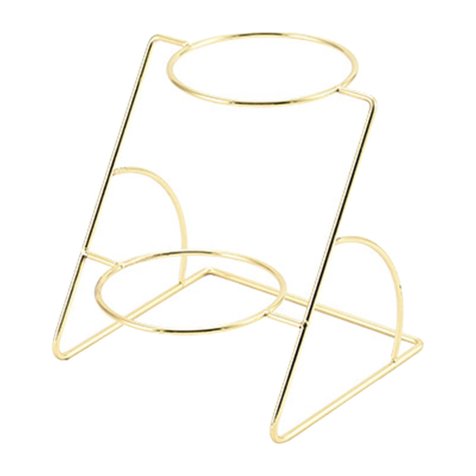 Myaddiction Buffet Spice Stand Rack Professional Organizer For Kitchen Buffet Countertop 2 Layer Gold