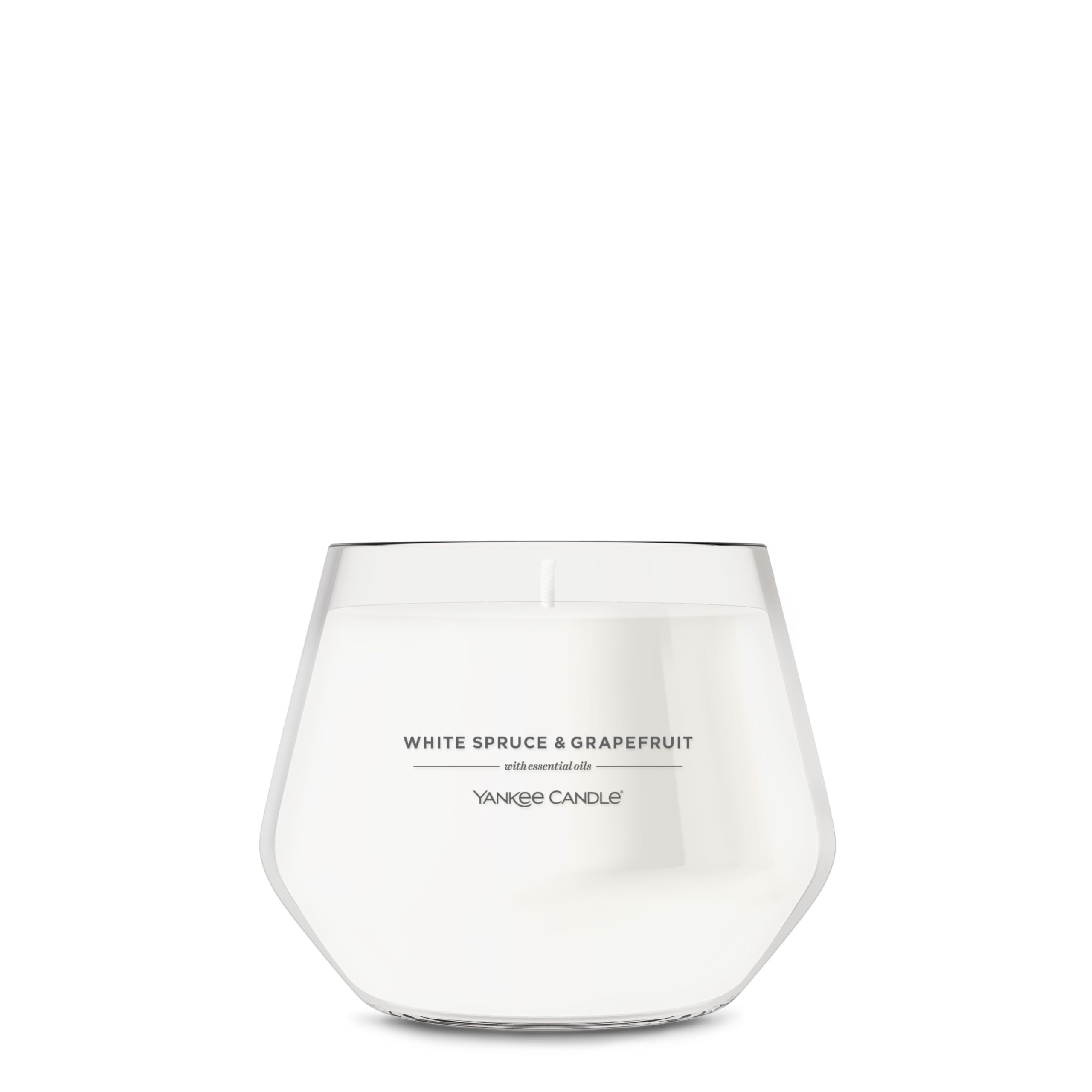 Yankee Candle Studio Collection Candle, White Spruce & Grapefruit, 10 OZ