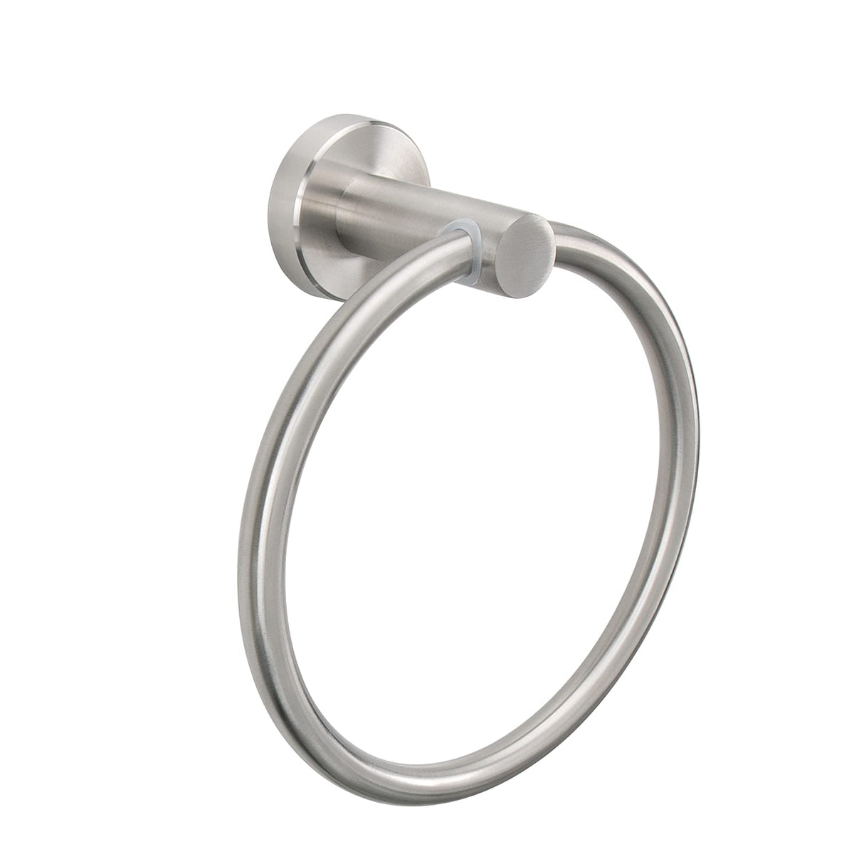 Nearmoon Bath Towel Ring, Bathroom Hardware Accessories-Thicken Stainless Steel Hand Towel Holder For Bathroom, Modern Round Tow