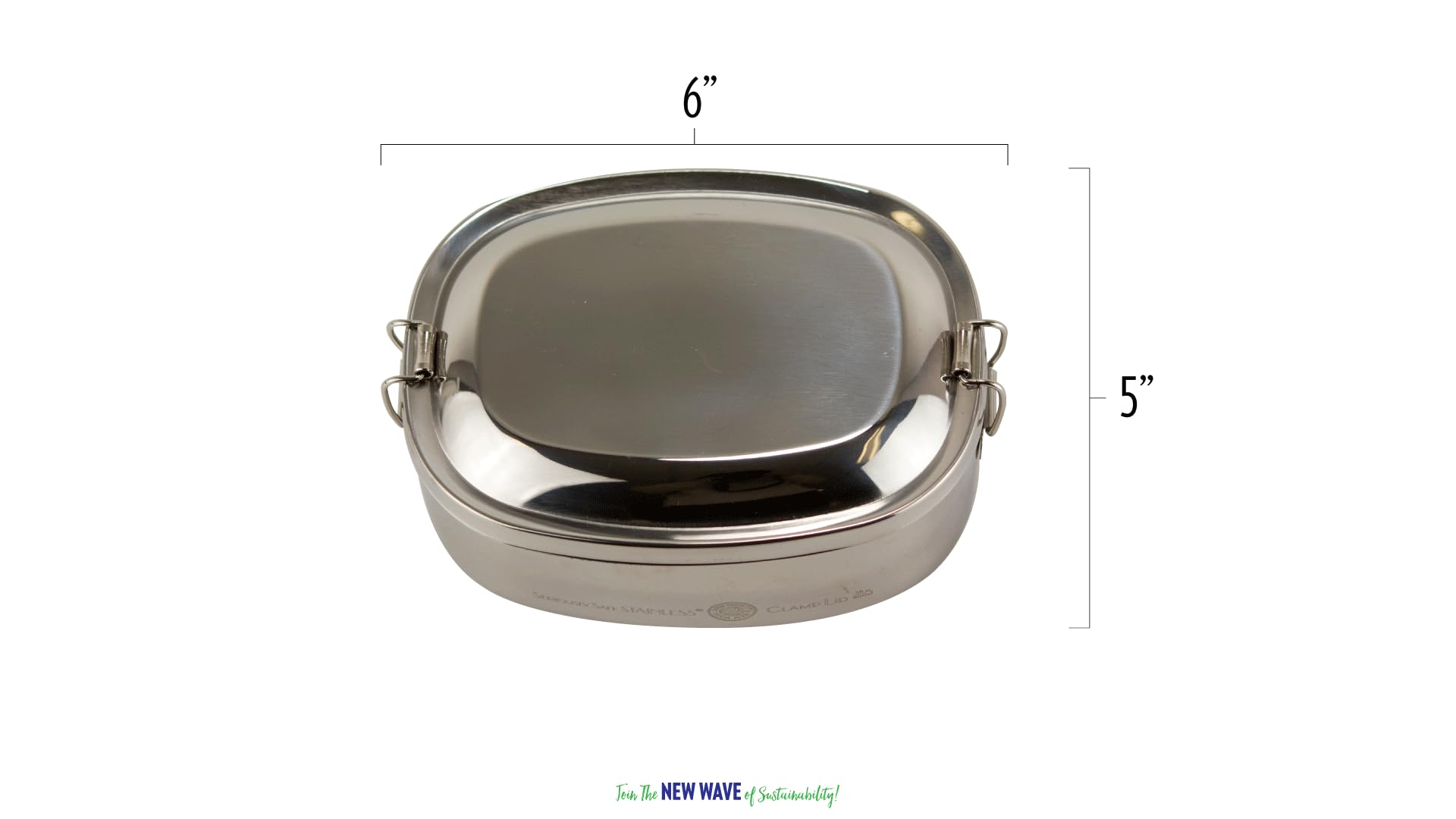 New Wave Enviro Stainless Steel Food Container,40 Oz
