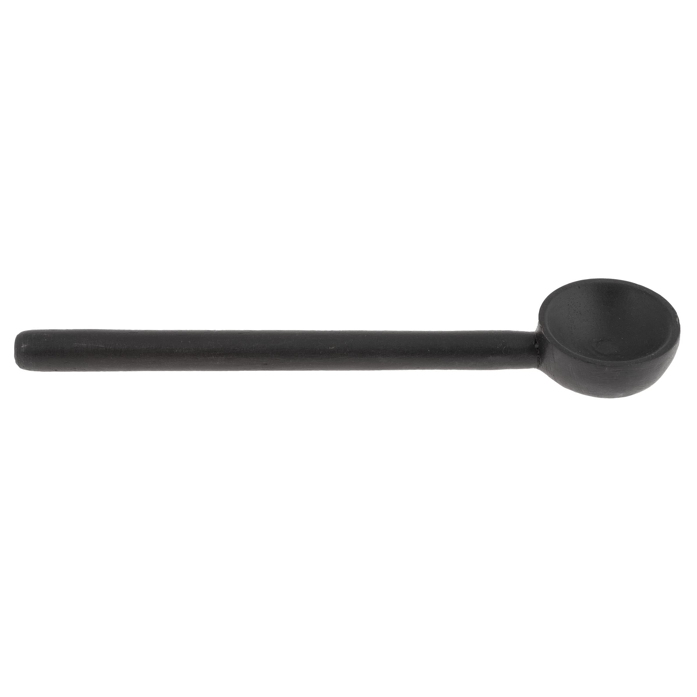 Karma Gifts Tasting Spoons Set - Black Wood Spoons For Cooking - Wood - Set Of 4 - Small