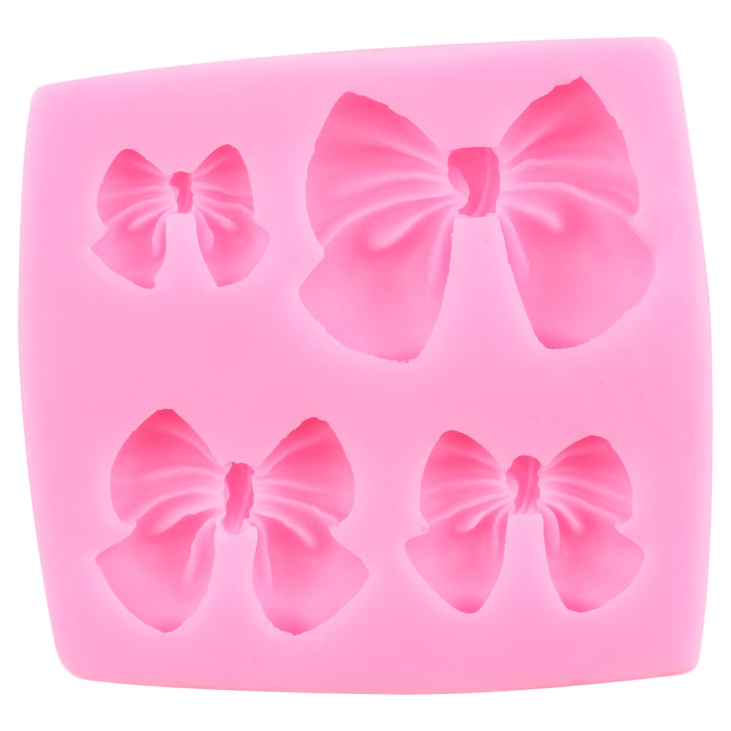 Lkdquthm Ballet Dancer Silicone Molds Ballet Shoes Fondant Mold Bow Candy Mold For Cake Decorating Cupcake Topper Polymer Clay C