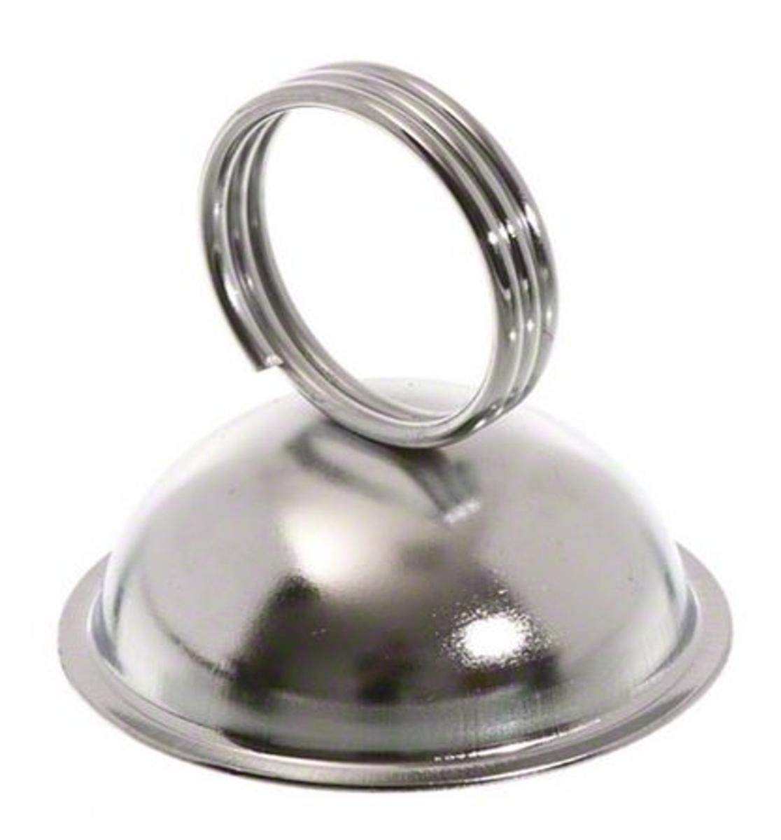 American Metalcraft 2-1/2'' Nickel-Plated Menu & Card Holder