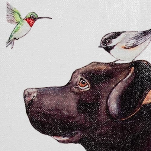 Birds & Dog Framed Wall D?cor