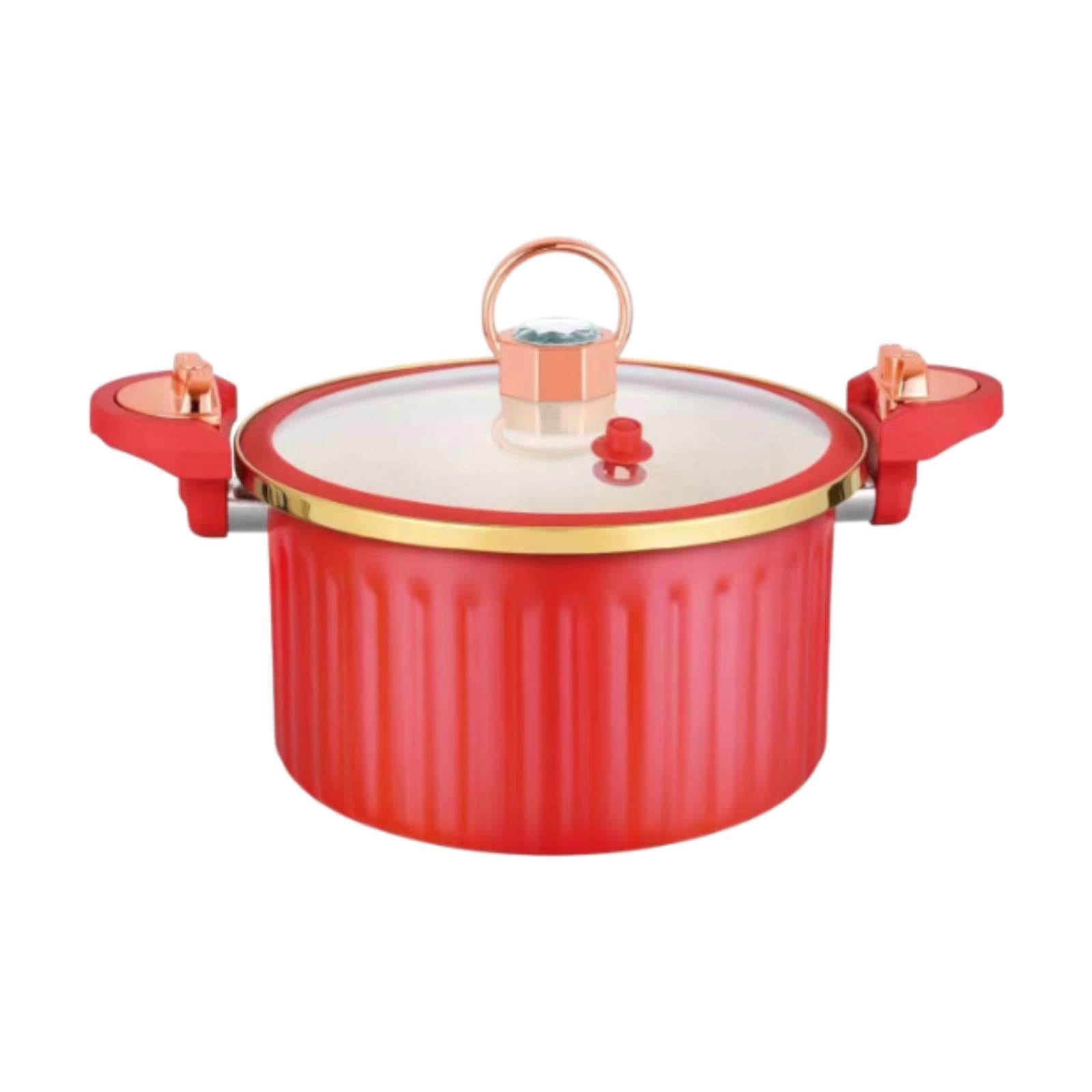 Zoomella Micro Pressure Pot 8L With Lid Cookware Slow Cooker For Rice Noodles Chicken Home & Garden