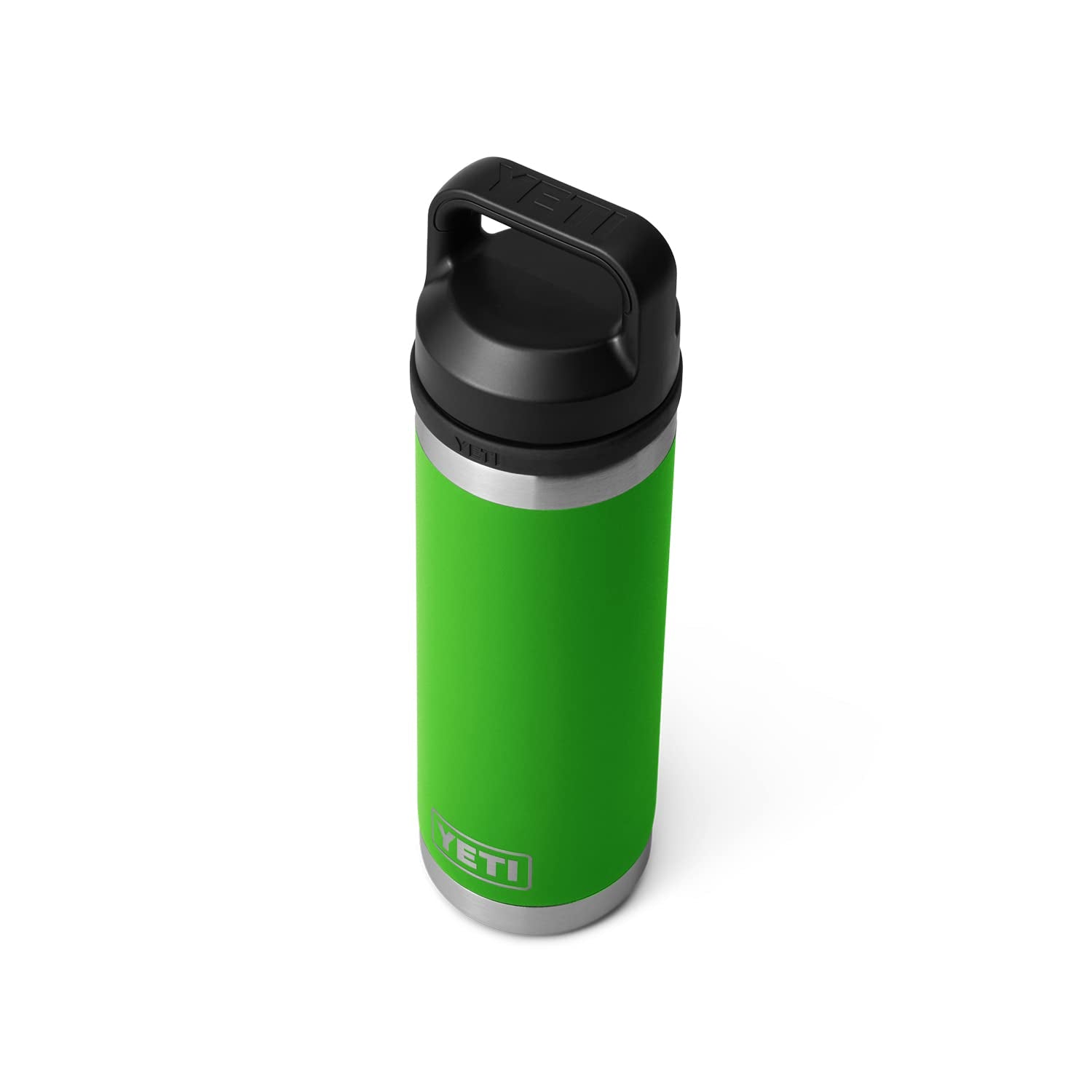 Yeti Rambler 18 oz Bottle, Vacuum Insulated, Stainless Steel with Chug Cap, Canopy Green