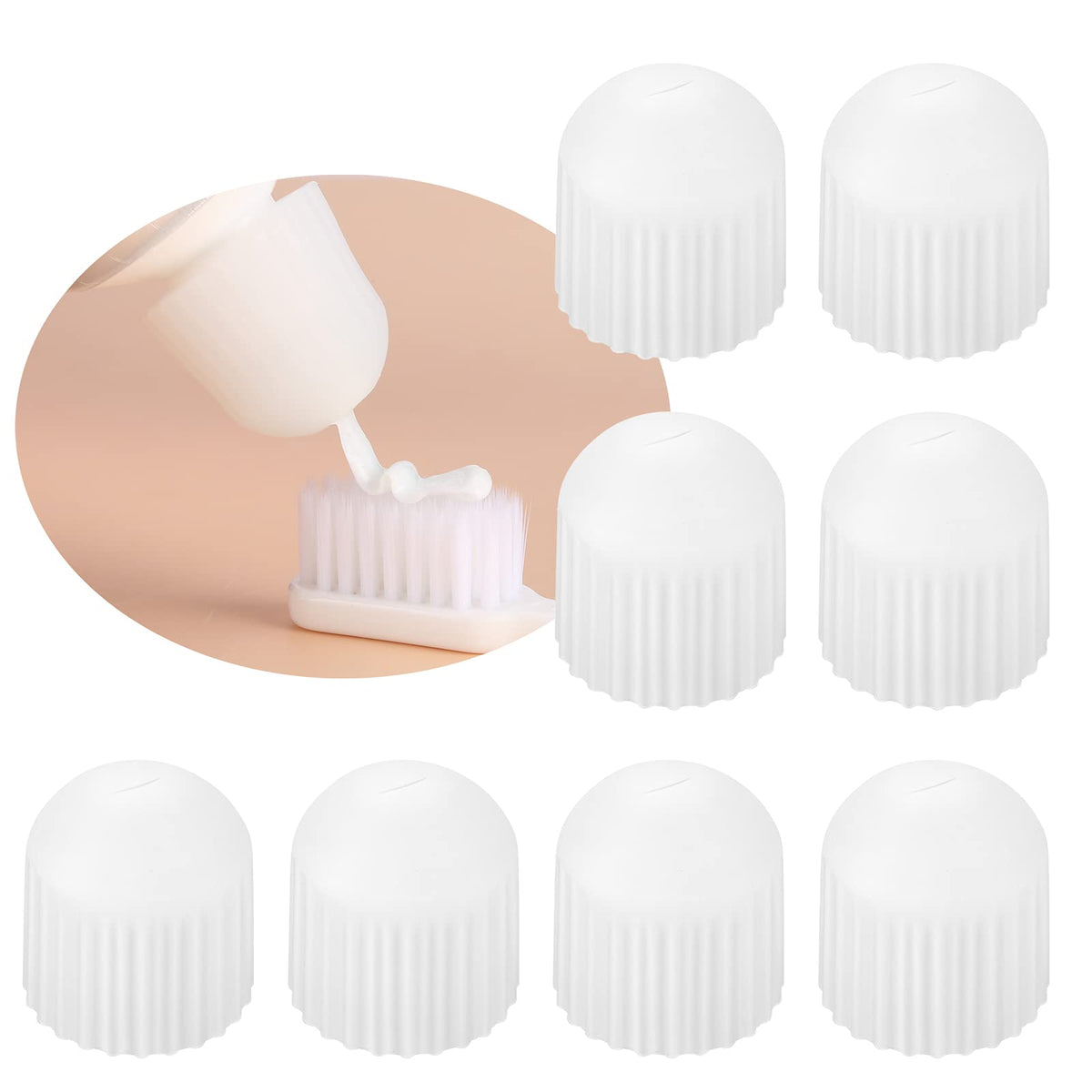 Udqyq Toothpaste Dispenser For Kids & Adults - Toothpaste Pump Dispenser Topper Funny, Self Closing Toothpaste Cap For Kids, No