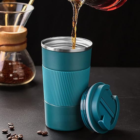 VAGHASIYA Insulated Coffee Cup with Leak Proof Lid,Travel Mug,Reusable for Hot Cold Coffee, Water and Tea,Thermal Mug with NonS