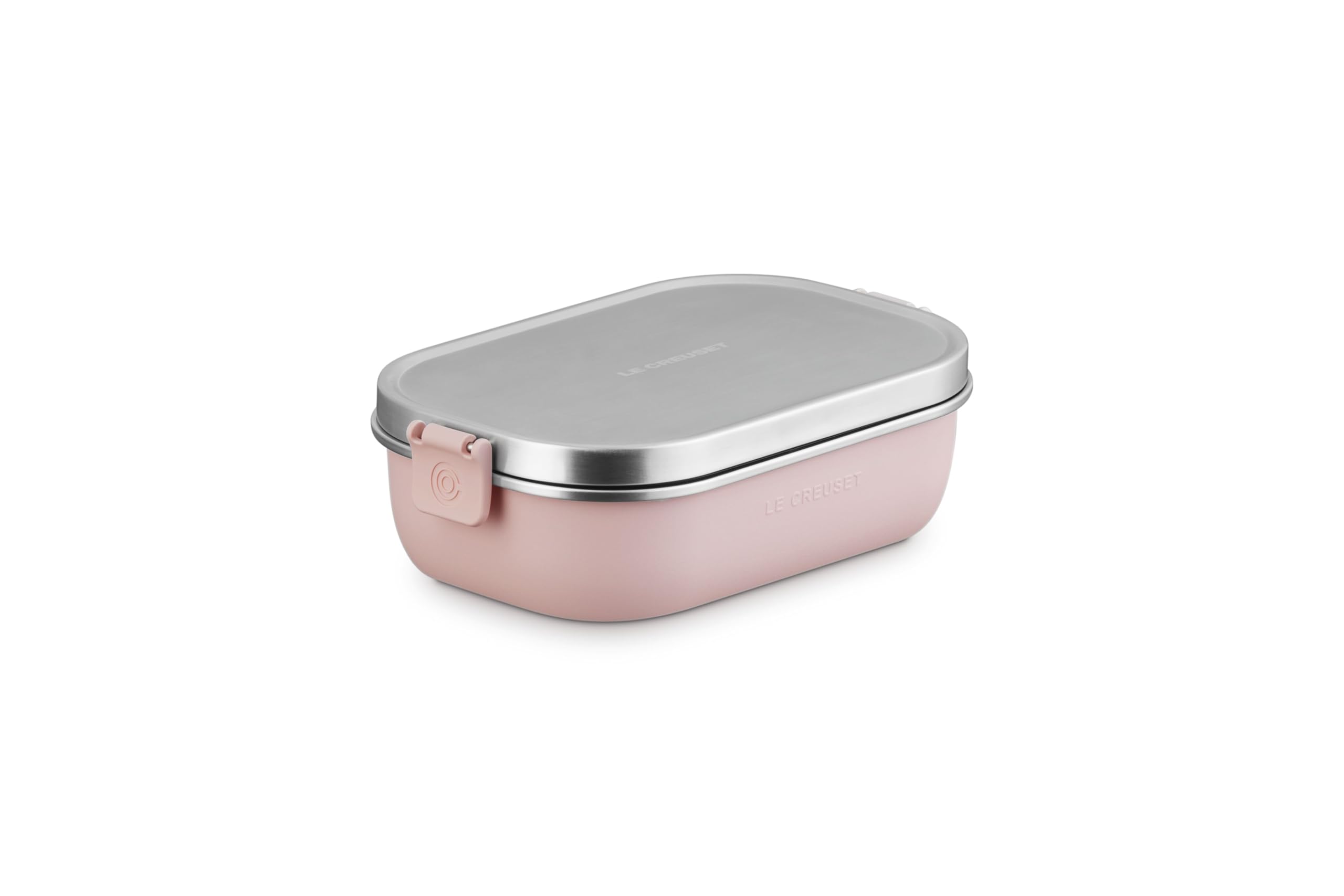 Le Creuset Stainless Steel On The Go Lunch Box, 30 oz., Shell Pink