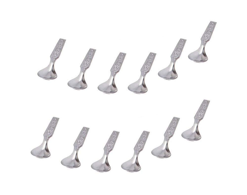Gd Stainless Steel Mini Coffee, Tea Spoons Stainless Steel Spice Box Spoons Stainless Steel Small Spoons For Spices Set Of 12Pcs