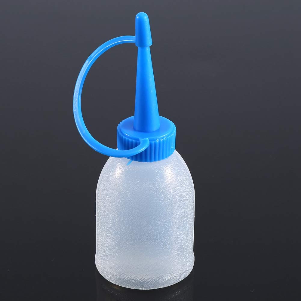 Aynefy Industrial Glue Squeeze Bottle,6Pcs 30Ml Industrial Gel Glue Applicator Bottle Plastic Oil Jet Dispenser Mini Fine Tip Ap