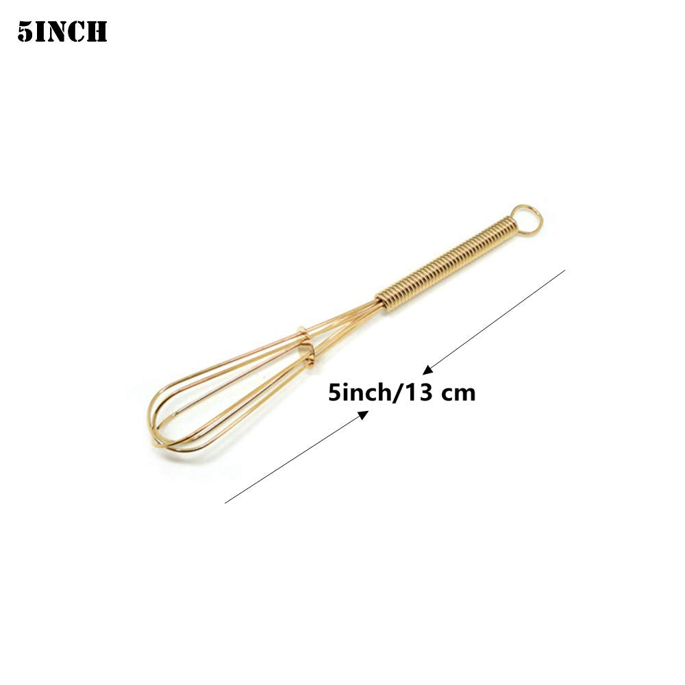 Gepor Mini Whisks 5 Inch 4Pcs Gold