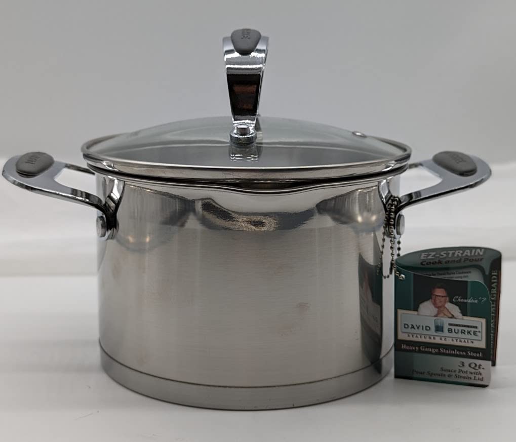David Burke Stature 8 Quart Stock Pot With Lid