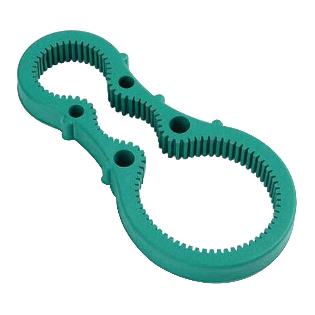 Parts Express 3-in-1 Silicone Jar Opener Tool - Easy Twist Cap Wrench, Multicolored (Red, Green, Blue)