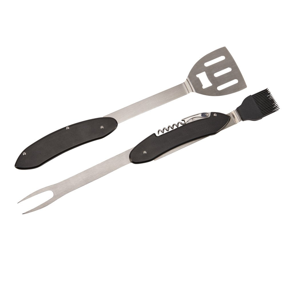 Creative Gifts Folding Bbq Tools With Black Handle