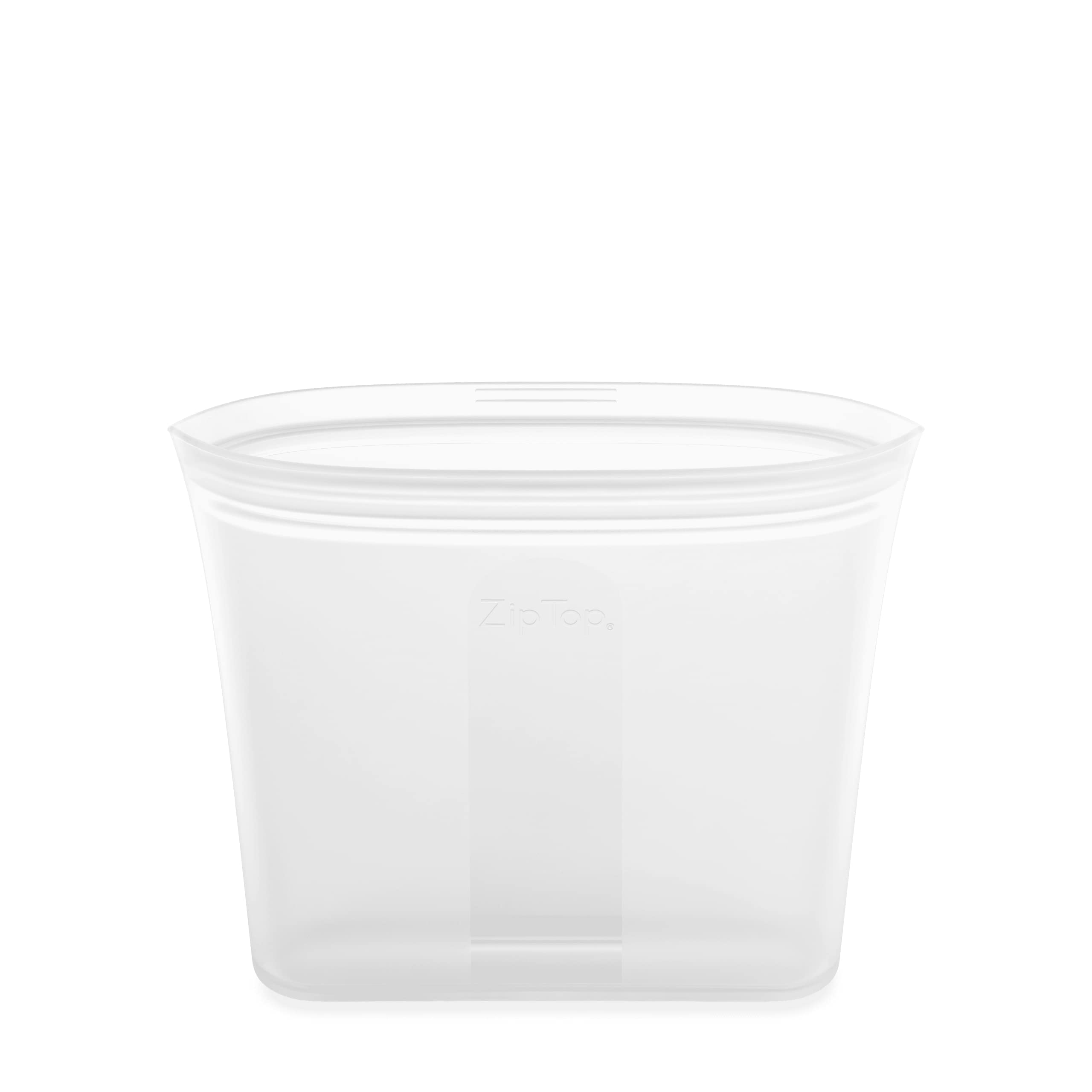 Zip Top Reusable Food Storage Bags | Sandwich Bag [Frost] | Silicone Meal Prep Container | Microwave, Dishwasher And Freezer Saf