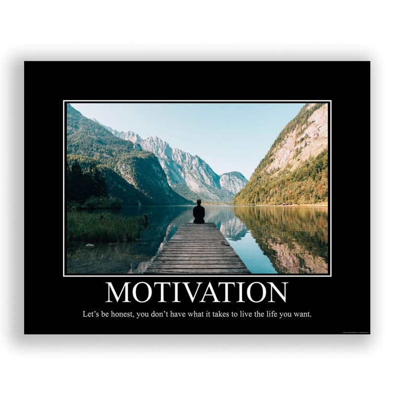 Motivation Demotivational Poster Ironic Snarky Funny Sarcastic Office Wall Decor Art Print 11X14 Inches Unframed