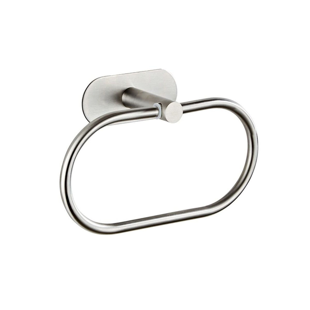 Besteffie Self Adhesive Towel Ring For Bathroom Stainless Steel Adhesive Hand Towel Holder No Drilling Modern Hand Towel Hanger