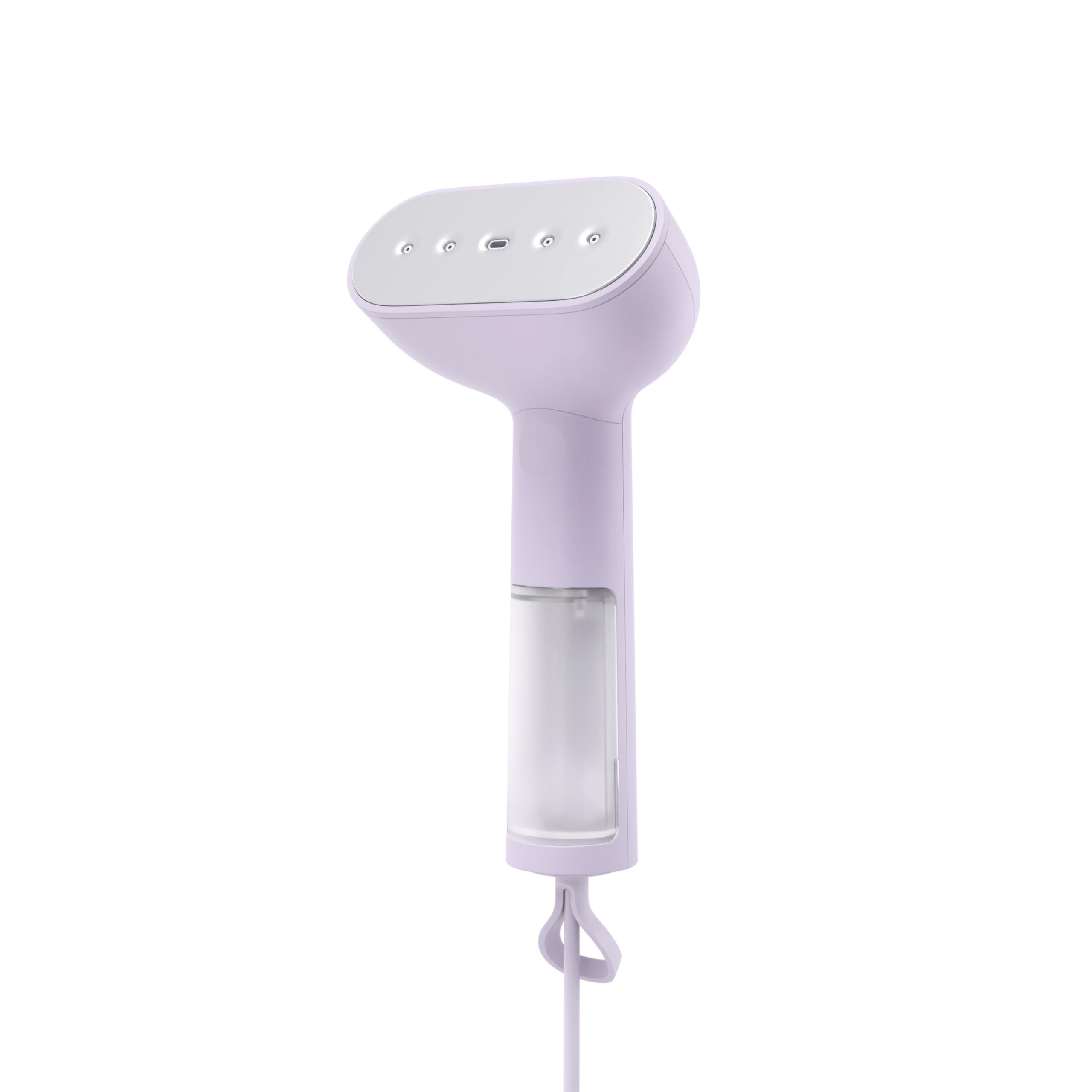 Steamery Cirrus X Steamer, Stainless Steel Mouthpiece 20 Seconds Quick Heating Clothes Wrinkle Remover, Purple
