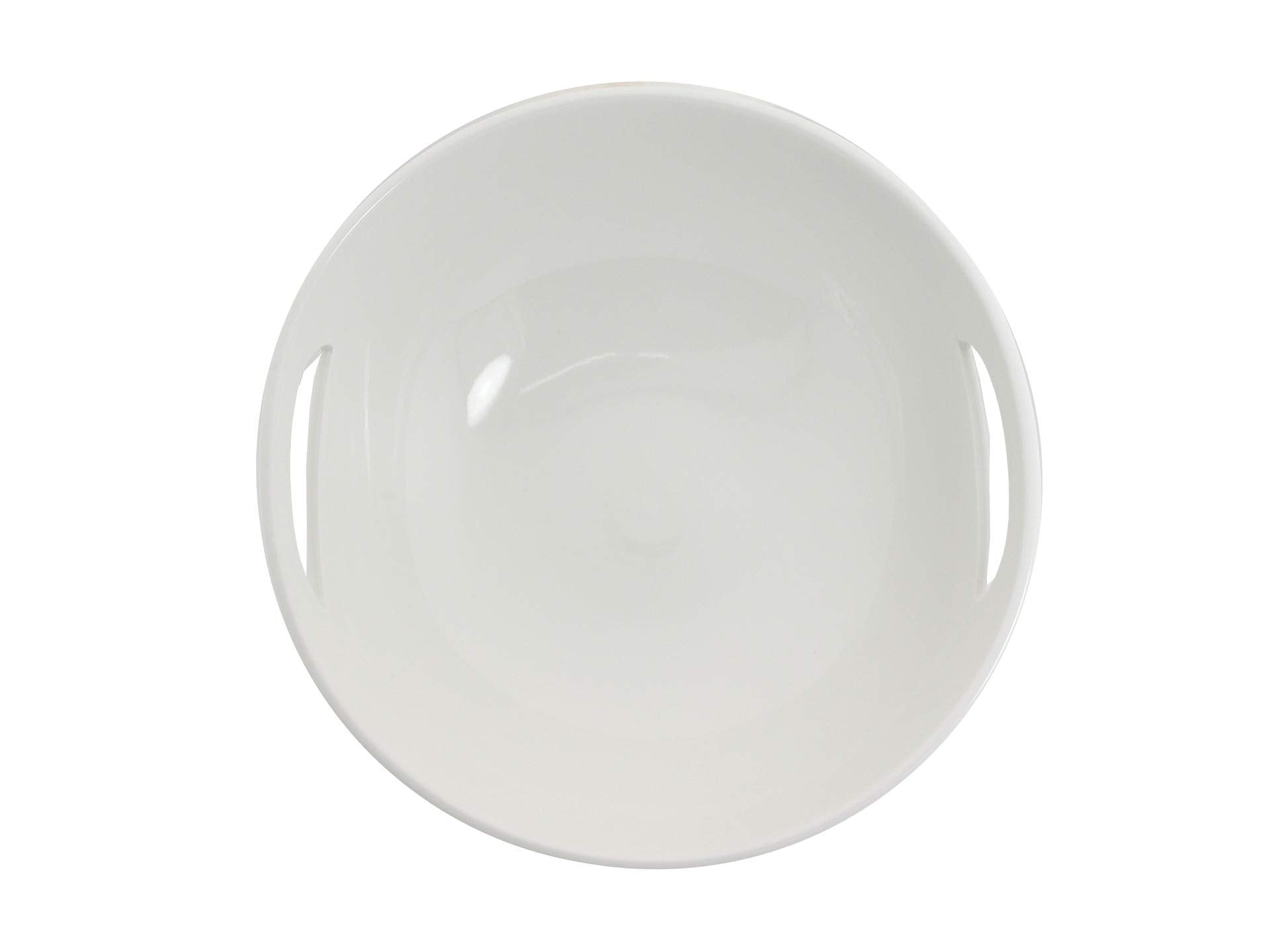 10 Strawberry Street Whittier 13.5''/96 Oz Handled Bowl, White