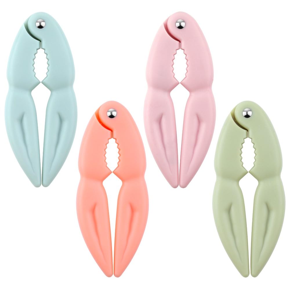 Adorambling 4Pcs Crab Crackers And Tools Multicolored Crab Leg Crackers Tool Efficient Lobster Crackers Portable Seafood Cracker