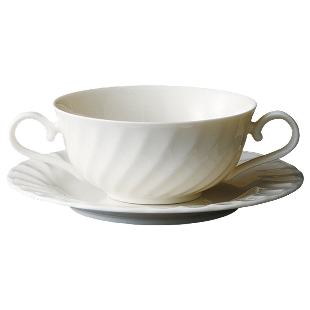 Yamashita Craft 13890000 Soup Cup, Vogue Bouillon Bowl, 6.7 x 6.7 x 2.0 inches (17 x 17 x 5.2 cm)