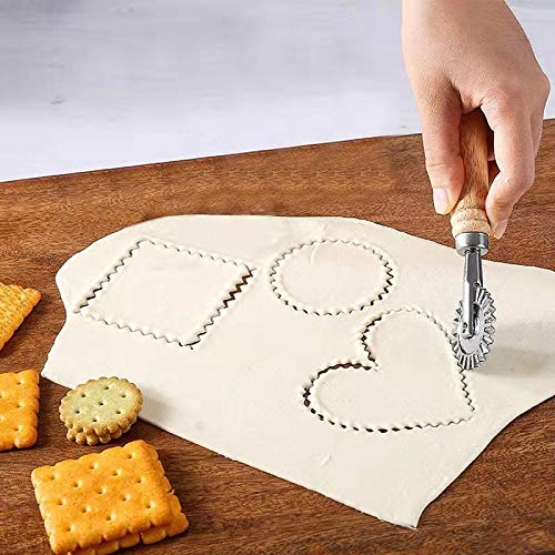Pasta Maker Cutter Wheel - Pastry Cutter Wheel - Dough Ravioli Pizza Cutter Wheel For Home And Kitchen, 1.3''