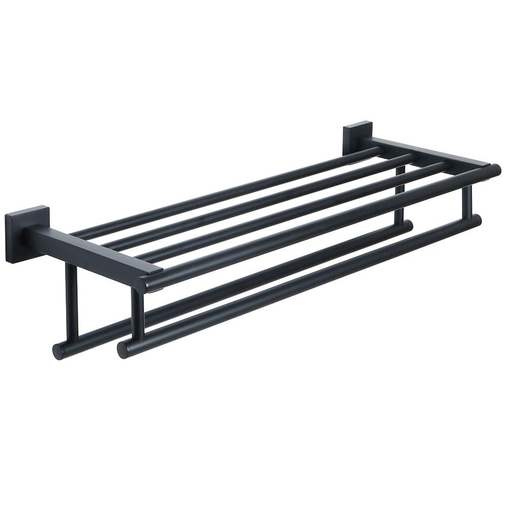 Alise Towel Rack,Large Towel Holder Towel Shelf With Double Towel Bars For Bathroom Lavatory,Sus 304 Stainless Steel Wall Mount