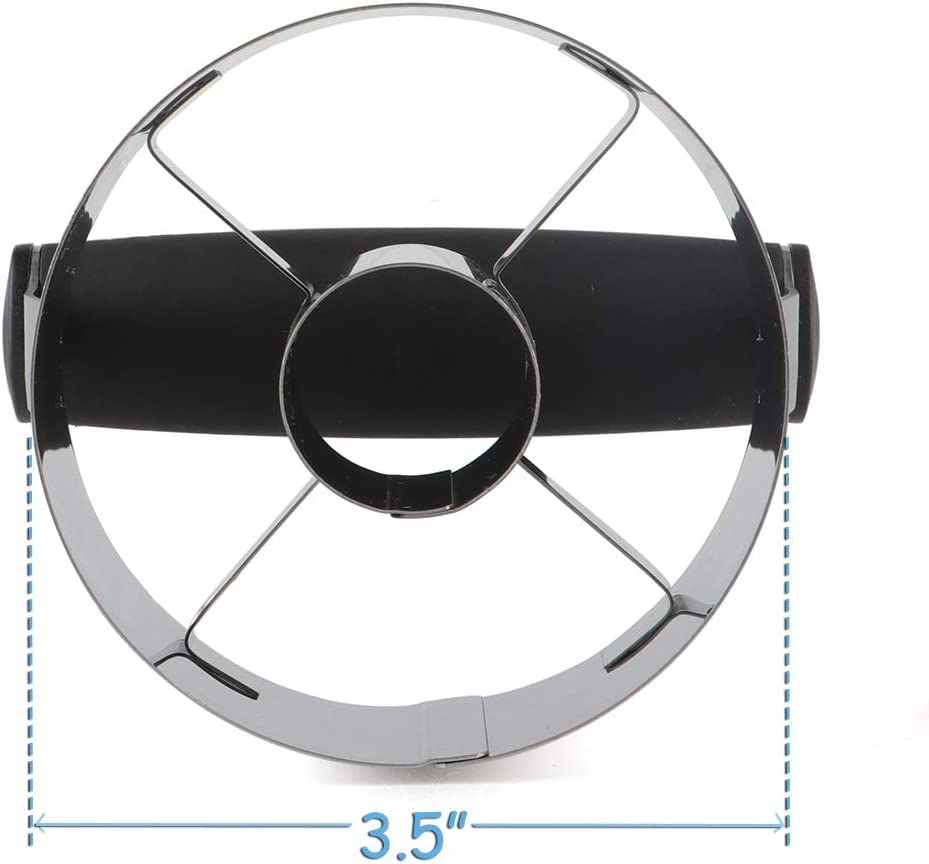 HULISEN Donut Cutter  3.5 inch Stainless Steel Doughnut Cutter with Soft Grip Handle  and Small Biscuit Cutter  Professional Baking Dough Tools  Gift Package