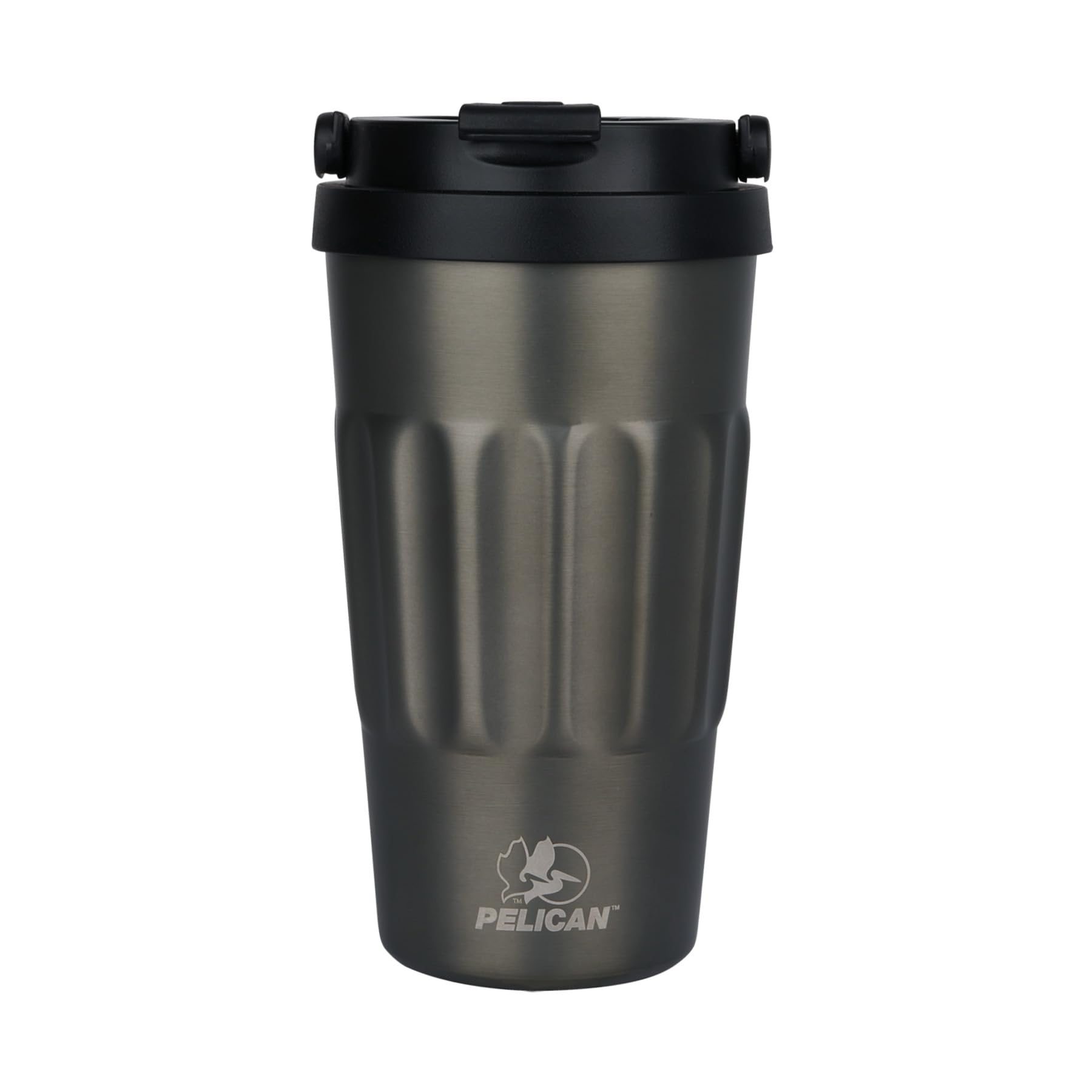 HydrationHub USA Pelican Dayventure 17 oz Travel Tumbler with Carry Handle  Vacuum Insulated Double Wall Stainless Steel Cup, F