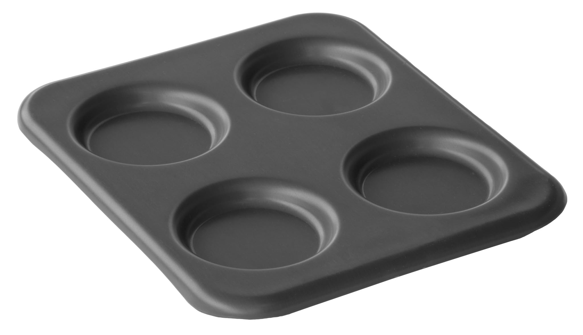 Lloydpans Egg Pan, 9.5 X 11 Inch 4-Cavity Round Egg Pan, Pre-Seasoned Pstk