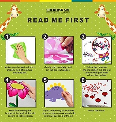 Decals Design Stickerskart Wall Stickers Colorful African Women (Wall Covering Area: 80Cm X 50Cm ,Product Dimensions: 50X70Cm)