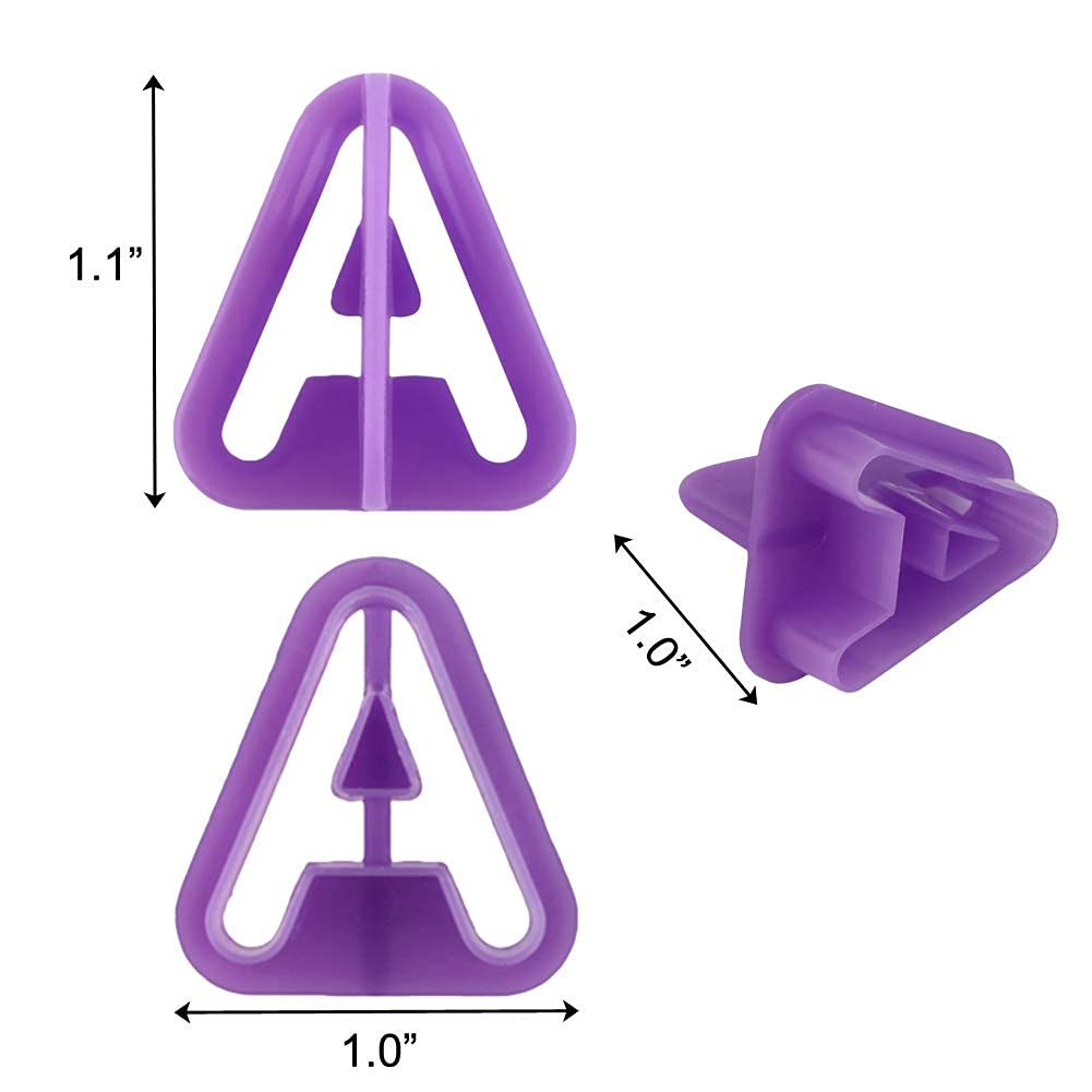 Blingkingdom 40Pcs Alphabet Cookie Cutters Set Purple Plastic Letter Icing Cake Decorating Fondant Number Cutters Mould Tools Fo
