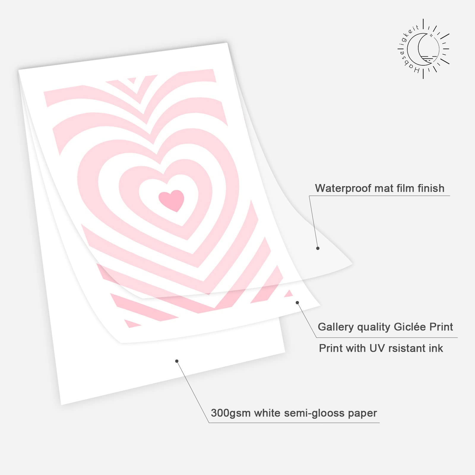 Habseligkeit Posters For Room Aesthetic, Danish Pastel Wall Art Posters, Preppy Pink Room Decor, Cute Room Decors For Girls Aest