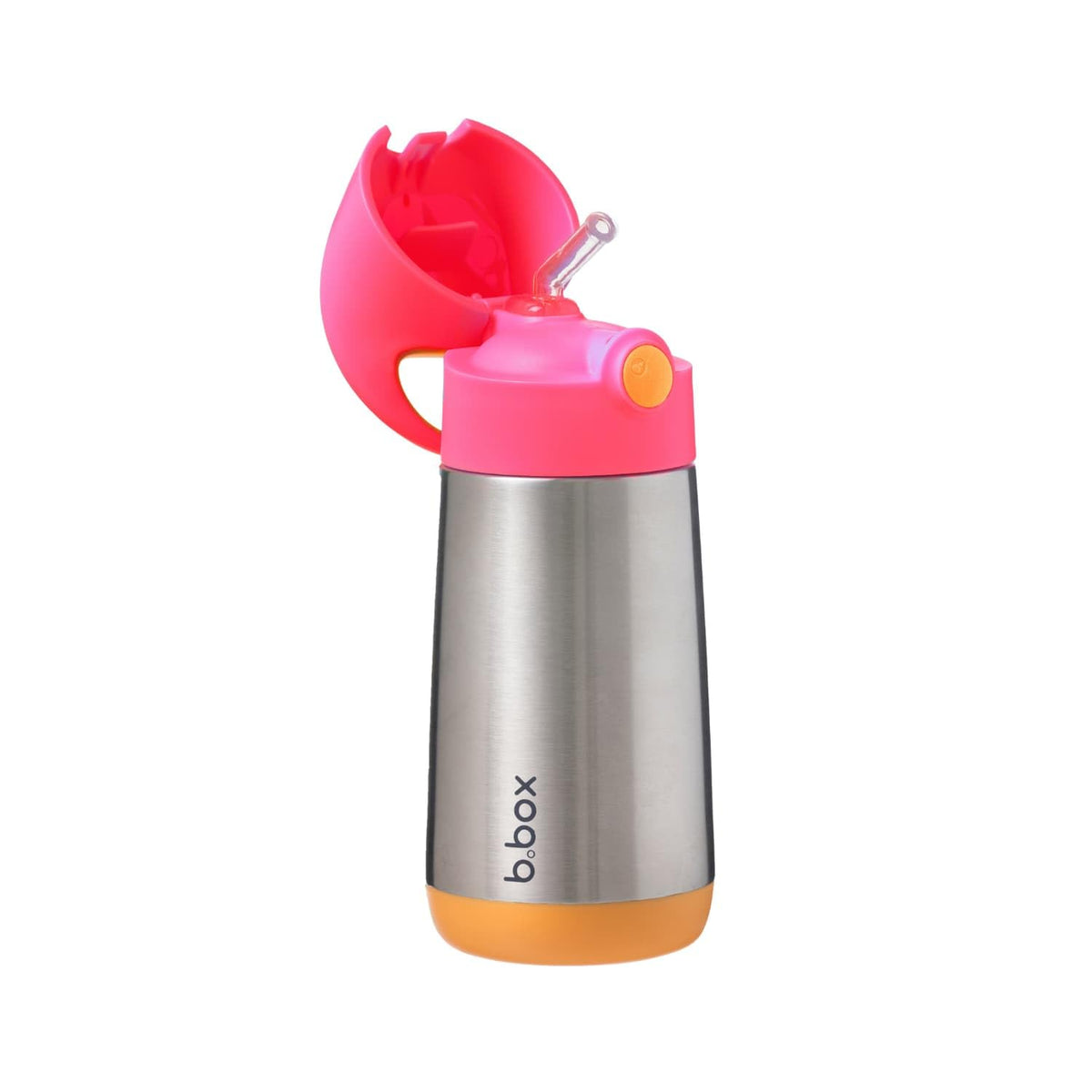 B.Box 12 Oz Insulated Water Bottle: Keeps Drinks Cold Up To 8 Hours, Warm Up To 6 Hours. Double Wall Stainless Steel Bottle. (St