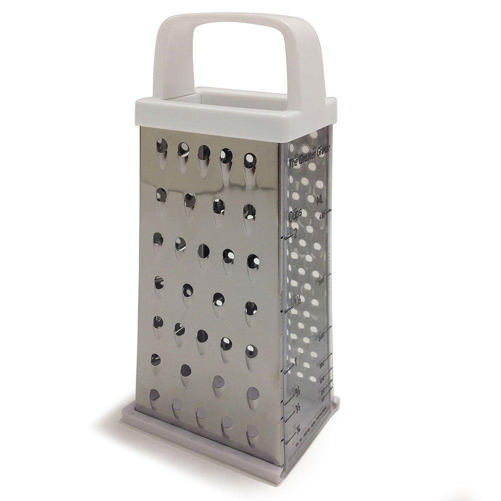 Norpro 4-Sided Stainless Steel Grater, Silver, 8.25In/21Cm