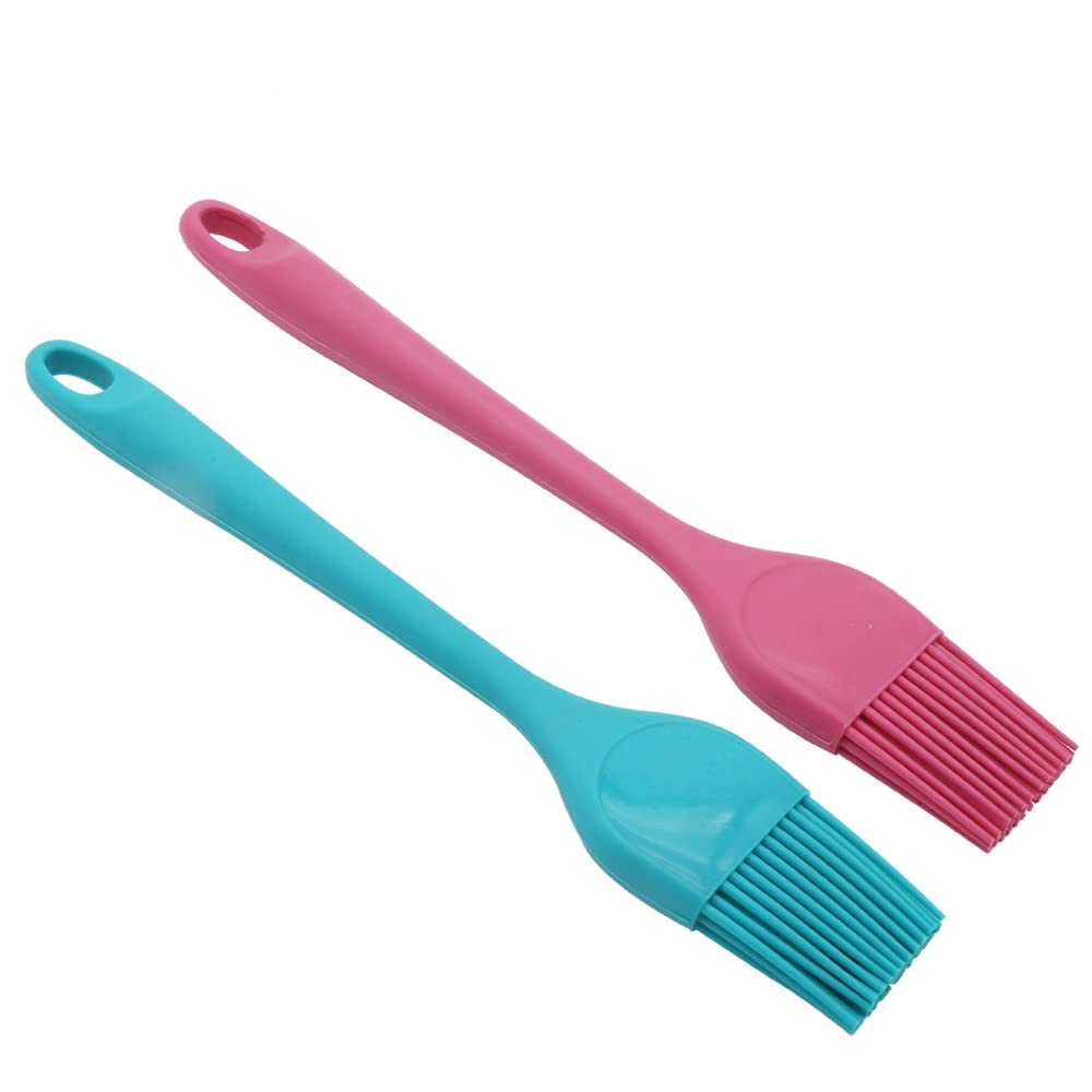 Domum NonSlip Full Silicon Basting Brush, Heat Resistant NonStick Flexible Rubber Bakeware Tool Essential Cooking Gadge, Say B