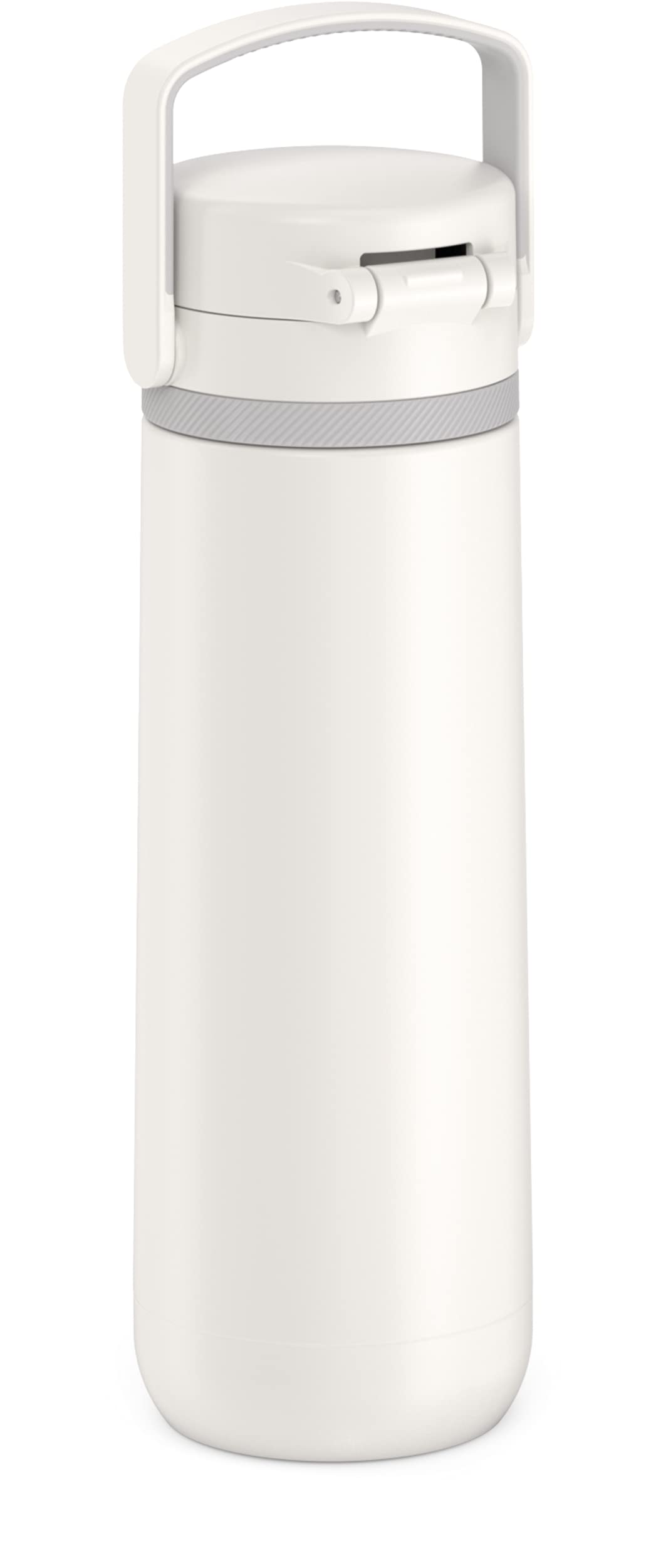 Alta Series By Thermos Stainless Steel Direct Drink Bottle, 16 Ounce, Sleet White