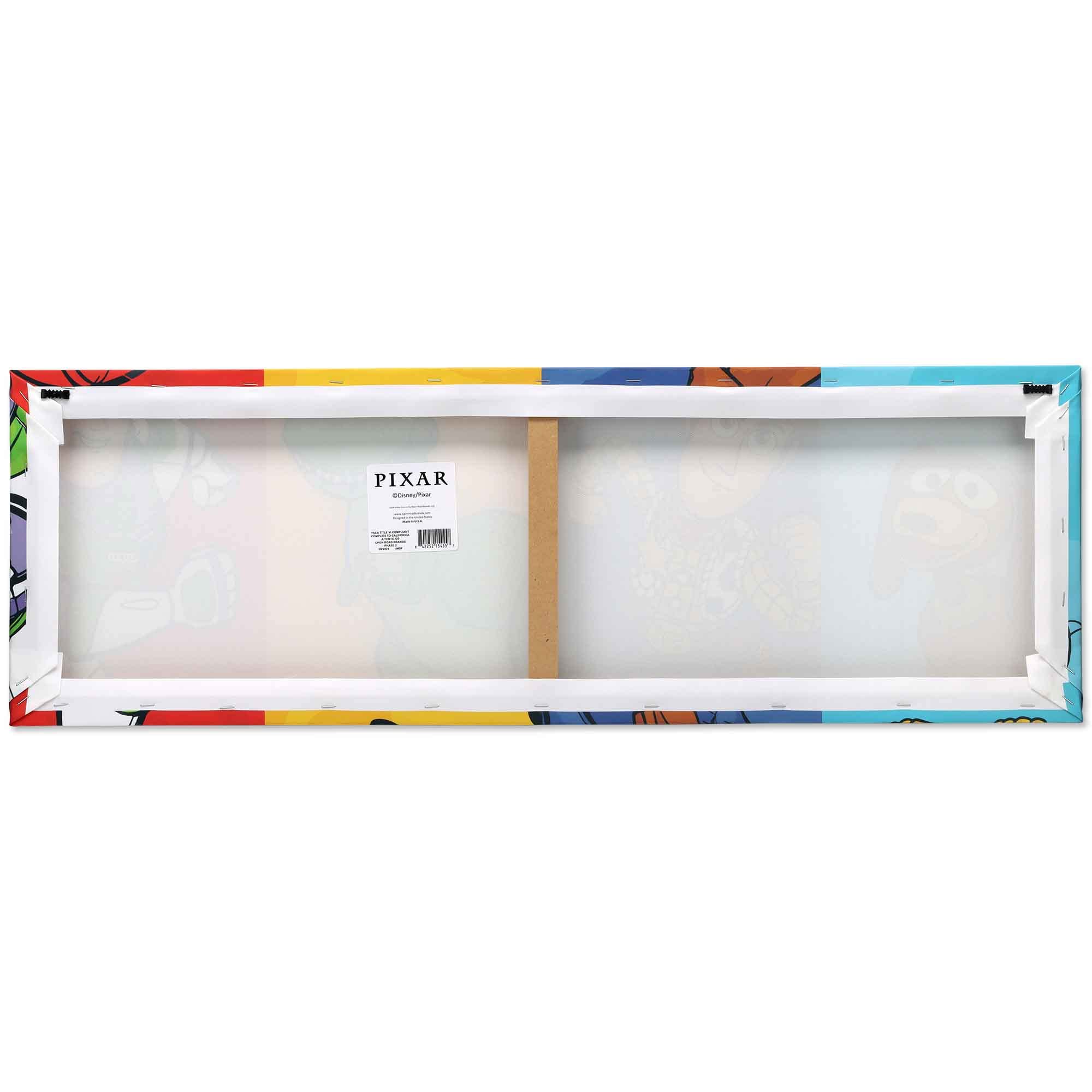 Open Road Brands Disney Pixar Toy Story Line Up Gallery Wrapped Canvas Wall Decor - Large Toy Story Painting Featuring Slinky, W
